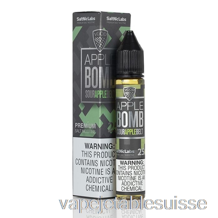 Vape Suisse Apple Bomb - E-liquide Vgod - 60ml 0mg